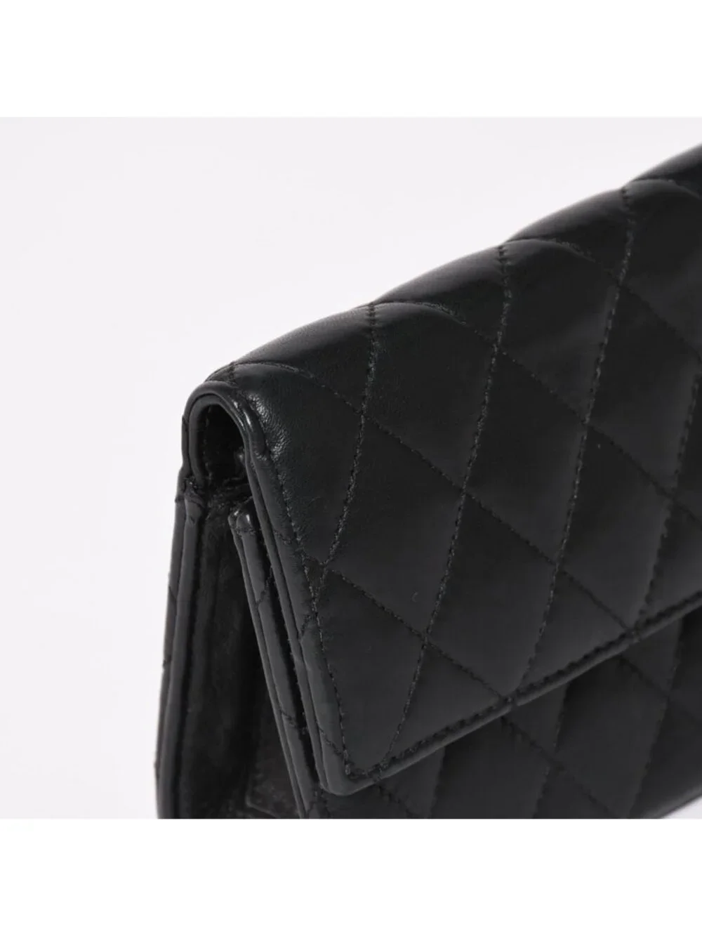 Chrome Hearts Dinner Clutch Large Dagger Matelasse Lambskin Black